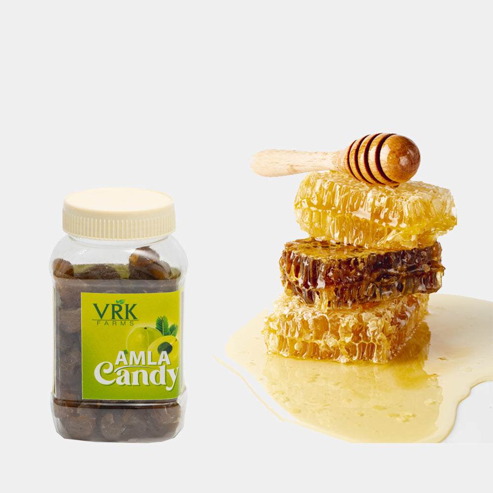 #COMBO 11 - HONEY COMB (150GMS) + AMLA CANDY (150GMS)